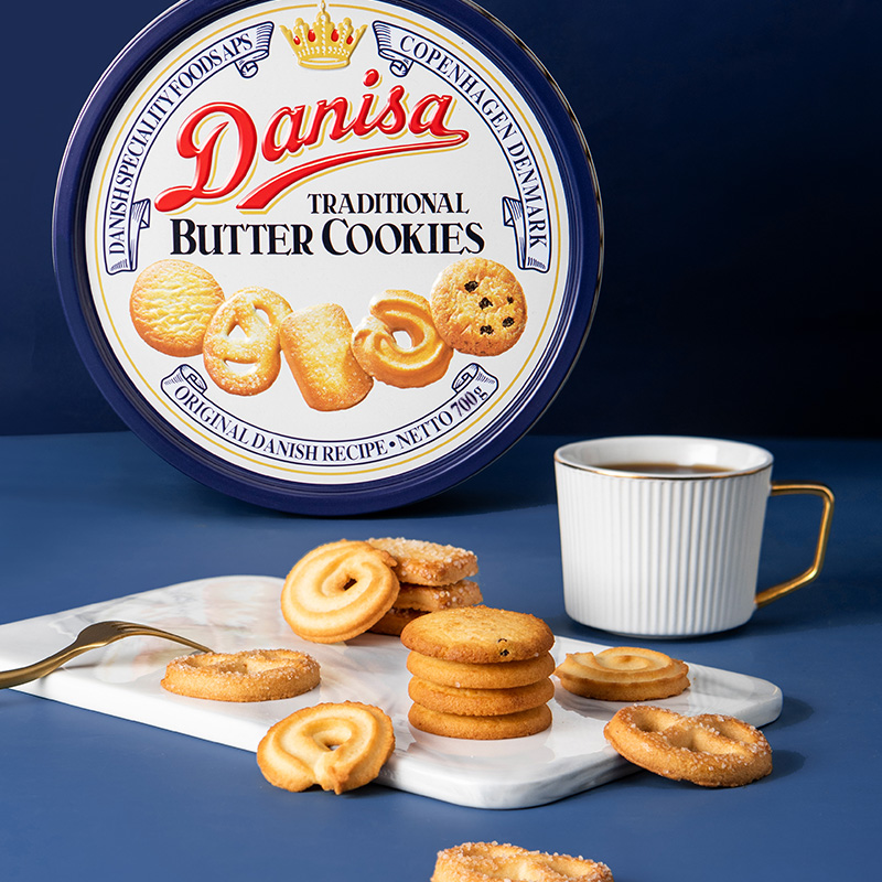 【胡可推荐】Danisa皇冠曲奇800g礼盒送礼礼品精品年货礼物伴手礼