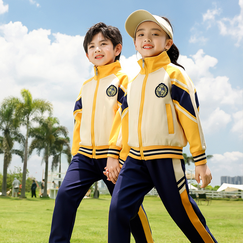 儿童春秋季班服运动服女童秋冬装英伦风小学生校服套装幼儿园园服