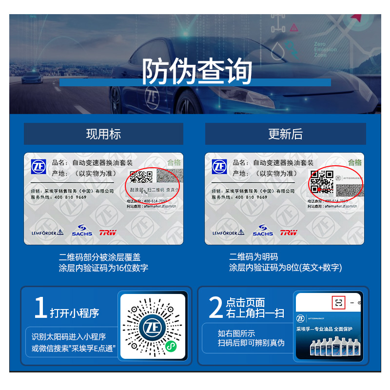 ZF采埃孚0AW变速箱保养套装适用奥迪A4L(B8)/A5/A6L(C7)/A7 - 图2