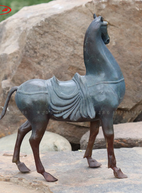 千里马招财贺礼影视仿古青铜器