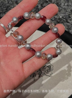 925银手链 JIUJIU【磁吸海底隧道】手工气质百搭复古法式1118