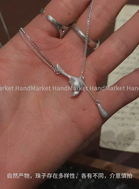 吊坠925银 JIUJIU【超韩设计款小鸟拼接银链】气质时尚百搭复古12