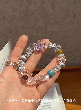 925银手链 JIUJIU【唤醒夏日多宝】手串百搭小众ins温柔设计感