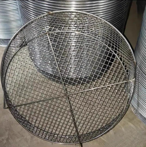 农用铁圆筛子油菜籽分离沙子石子园艺工具筛谷物种花土板栗筛 - 图0