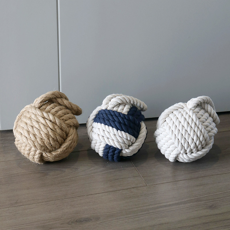 棉麻球手工门档防撞球时尚创意门挡餐厅酒吧餐厅门口家居装饰摆件,淘宝优惠券,粉丝福利购,淘宝优惠卷