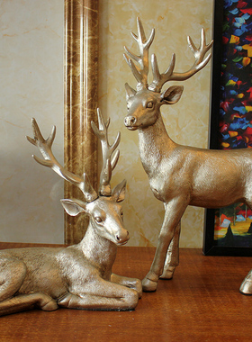 麋鹿玄关门厅电视柜创意结婚礼物