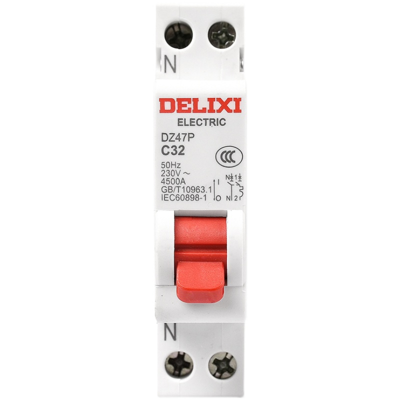 DELIXI ELECTRIC/德力西电气小型断路器家用双进双出空气开关1P+N-图3