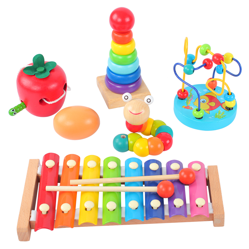 木手敲琴八个月宝宝玩具 男女孩益智早教音乐