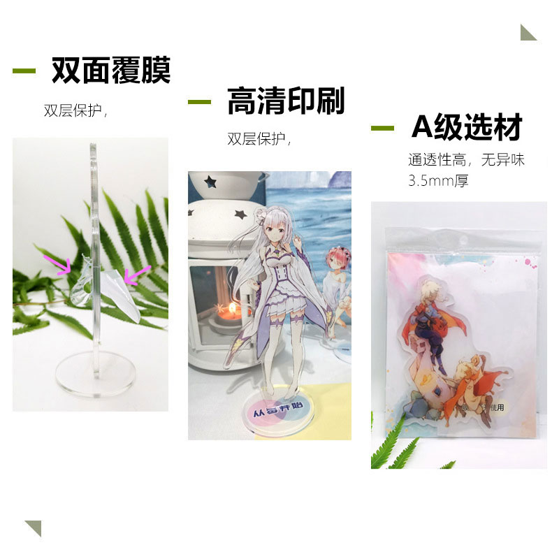 从零开始的异世界生活立牌爱蜜莉雅蕾姆拉姆亚克力摆件Re0手办-图2