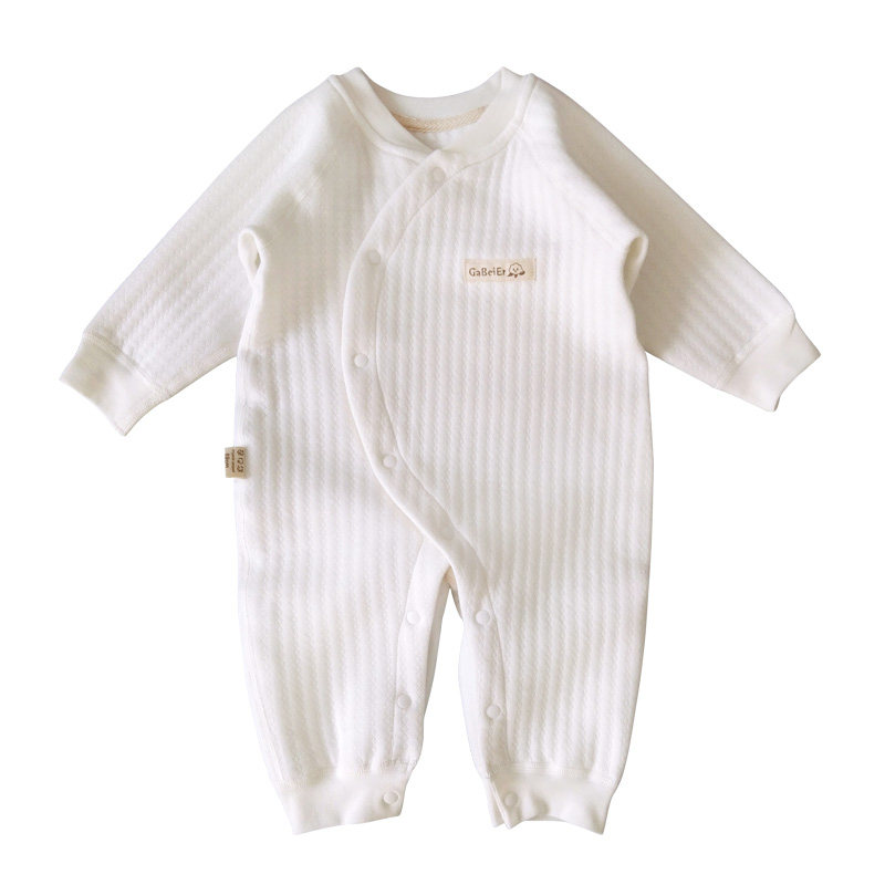 婴儿衣服纯棉无骨哈衣秋冬保暖连体衣0-3个月6男女宝宝春装爬爬服,淘宝优惠券,粉丝福利购,淘宝优惠卷