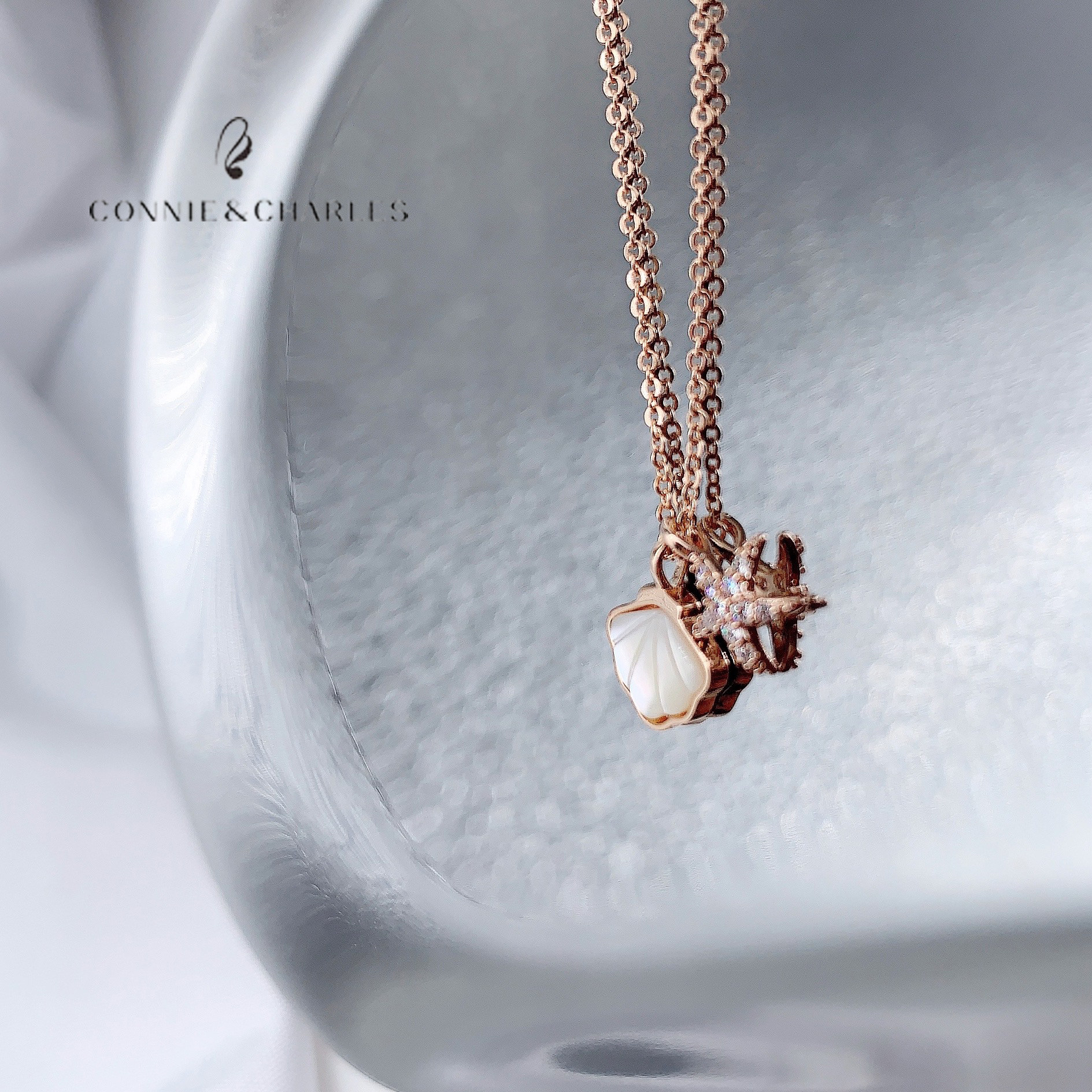 connie charles简约女生小众项链 Connie Charles轻奢饰品项链