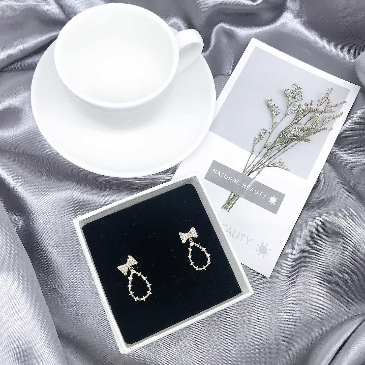 connie charles中国风法式ins耳钉 Connie Charles轻奢饰品耳钉