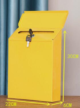 gz6m复古圣诞邮箱信箱铁皮立式意见箱信报箱家居装饰拍摄活动道具