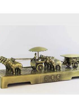 铜车马兵马俑摆件西安特色旅游纪念品中国风特色出国礼品送老外
