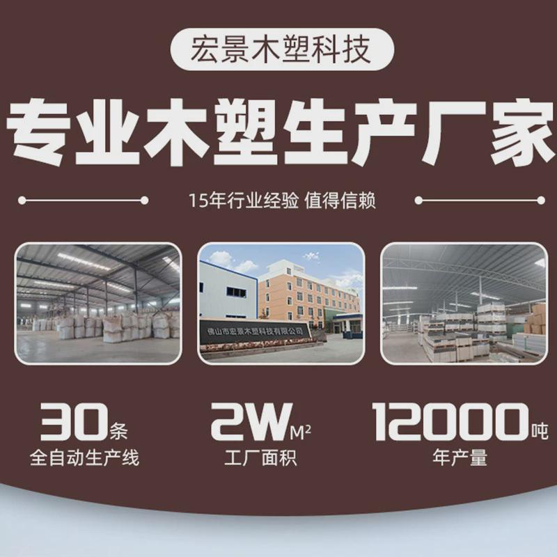 木塑木地板免维护圆孔二代共挤木塑地板户外露台防滑耐磨定制纹板 - 图2