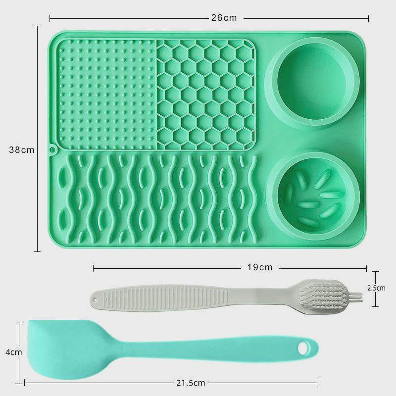 宠物多功能硅胶餐盘猫狗食具用品防滑防漏狗碗狗盆慢食舔缓食碗垫,淘宝优惠券,粉丝福利购,淘宝优惠卷