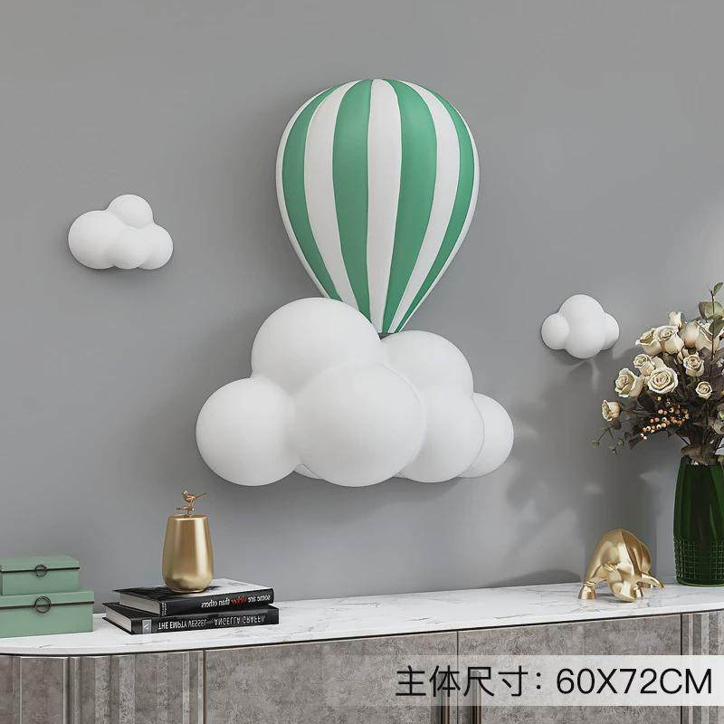 北欧ins风墙面装饰品客厅3D立体热气球壁挂电视沙发背景墙饰挂件,淘宝优惠券,粉丝福利购,淘宝优惠卷