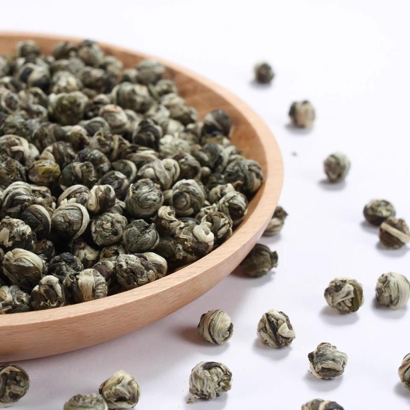 新货2024新茶茉莉花茶大茶叶浓香型香珠茉莉龙珠白毫绣球散装30g - 图1