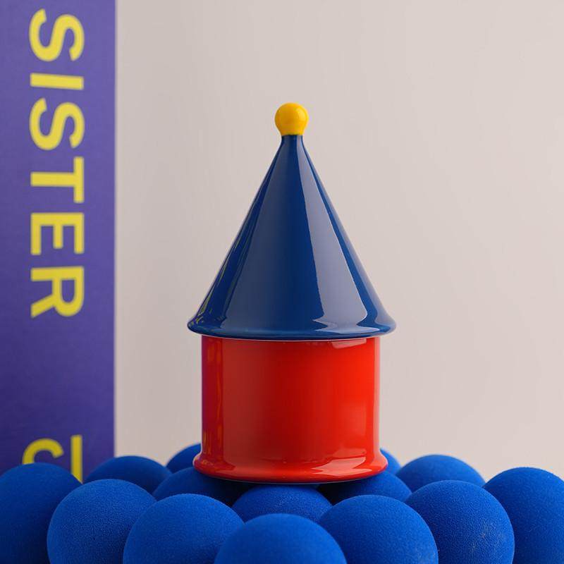 个性包豪斯可爱撞色球球牙签盒棉签收纳盒牙签筒牙线盒家用,淘宝优惠券,粉丝福利购,淘宝优惠卷