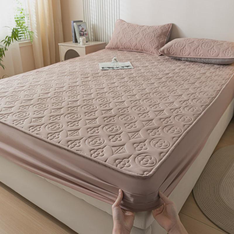 防水隔尿床笠单件夹棉加厚席梦思床垫保护罩防尘防滑床套床罩 - 图2