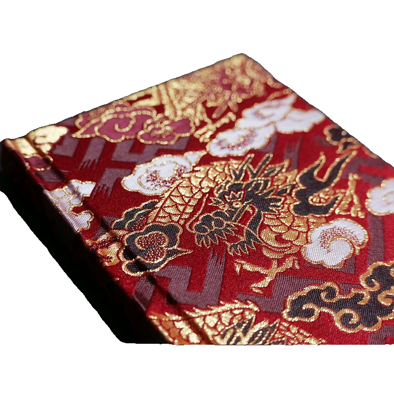 躲在耳里|龙灵|红金丝刺绣喜庆手账本礼物日记硬面本A5中国风龙年,淘宝优惠券,粉丝福利购,淘宝优惠卷