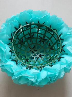 35cm-60cm仿真玫瑰花球婚庆路引架商场球挂幼儿园装饰商场吊顶布