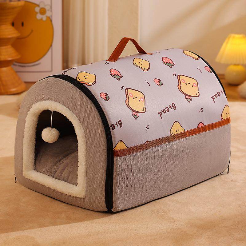 批发房子窝半封闭式猫咪狗窝可拆洗冬季保暖狗房子宠物用品宠物,淘宝优惠券,粉丝福利购,淘宝优惠卷