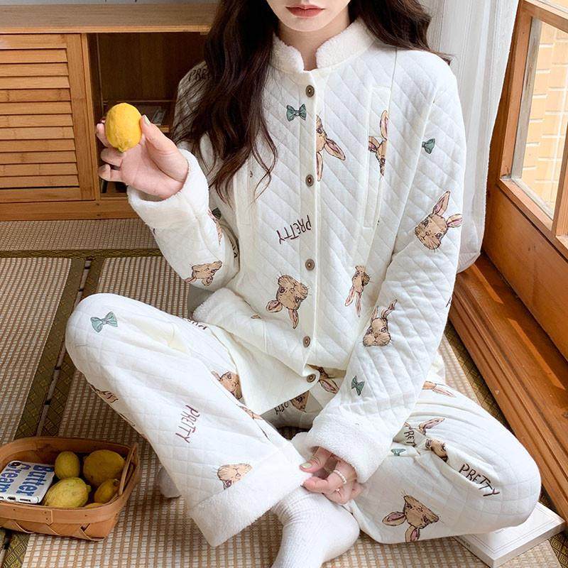 珈莹艾空气棉月子服秋冬纯棉产后哺乳家居服春秋孕产妇睡衣套装,淘宝优惠券,粉丝福利购,淘宝优惠卷