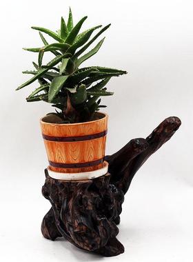 天然客厅茶几花架木雕家具阳台根雕桌面摆件装饰品工艺礼品批发