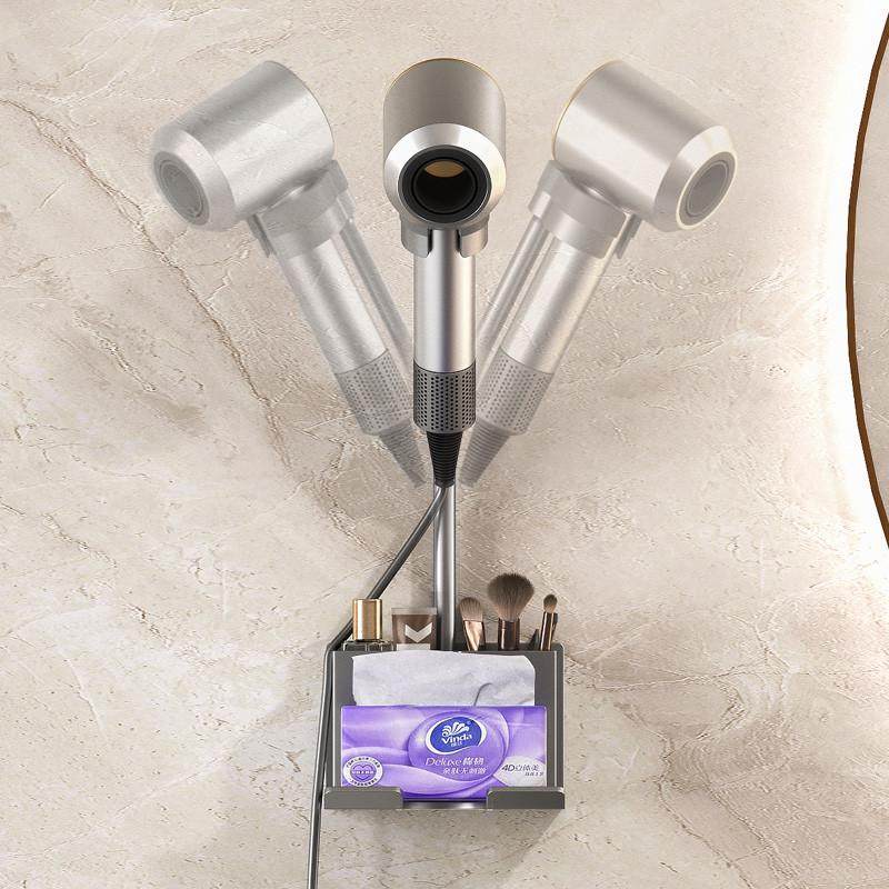 免打孔吹风机置物架壁挂式家用懒人支架免手持浴室风筒电吹风挂架,淘宝优惠券,粉丝福利购,淘宝优惠卷