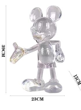 现代轻奢迎宾坐姿比心跳舞家居客厅电视柜酒柜装饰品桌面玄关摆件