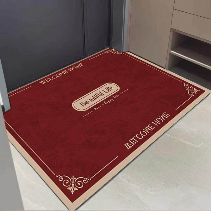 高档地垫入户门垫进门红色地毯门口换鞋玄关用脚垫子高级感,淘宝优惠券,粉丝福利购,淘宝优惠卷