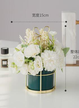 71tx轻奢装饰品家居饰品电视柜客厅茶几摆花前台摆设装饰假花摆件