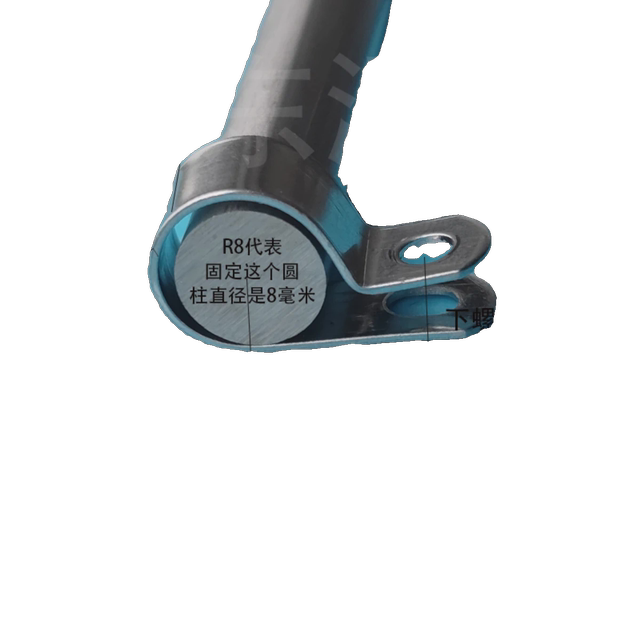 304不锈钢理线r型管夹q686单管夹片支架线缆油管固定扣加厚夹子u