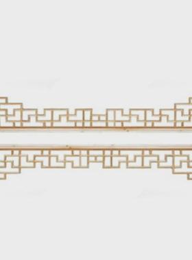 厂家供应实木仿古门楣垭口中式拐角花格古建落花格镂空雕挂吊顶