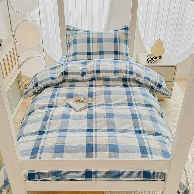 全棉学生宿舍床垫套保护套纯棉床单套罩全包拉链床笠三件套可定制,淘宝优惠券,粉丝福利购,淘宝优惠卷