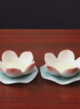 久畔供佛烛台莲花灯酥油灯灯座供佛用品佛堂佛前佛具用品供奉摆件