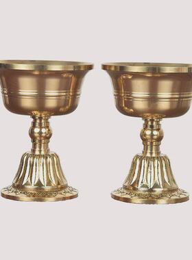 精品黄铜光身无字烛台客厅摆件家用复古金色婚庆一对厂家直销包邮