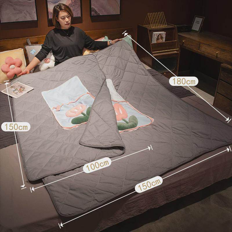 花朵抱枕被子两用折叠毯子二一办公室午睡靠枕汽车载枕头空调被,淘宝优惠券,粉丝福利购,淘宝优惠卷