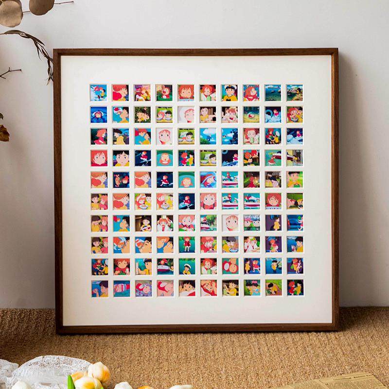 48宫格相框挂墙九宫格洗照片打印实木婚纱框diy情侣拼图画框装裱,淘宝优惠券,粉丝福利购,淘宝优惠卷