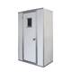 Manufacturer supplies single-person single-blown steel plate air shower room automatic door intelligent voice stainless steel air shower room