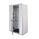 Manufacturer supplies single-person single-blown steel plate air shower room automatic door intelligent voice stainless steel air shower room