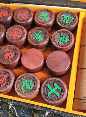 红木中国象棋家具摆件厂家工艺品檀木象棋源头木质批发古韵