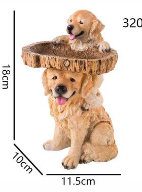 花园小动物树脂喂鸟器蜂鸟类浴盆户外装饰摆件雕塑树脂工艺品