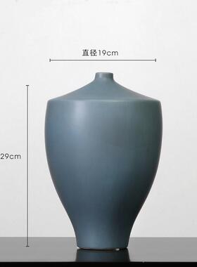 现代简约欧式陶瓷客厅花瓶摆件北欧小口餐桌插花干花器家居装饰品