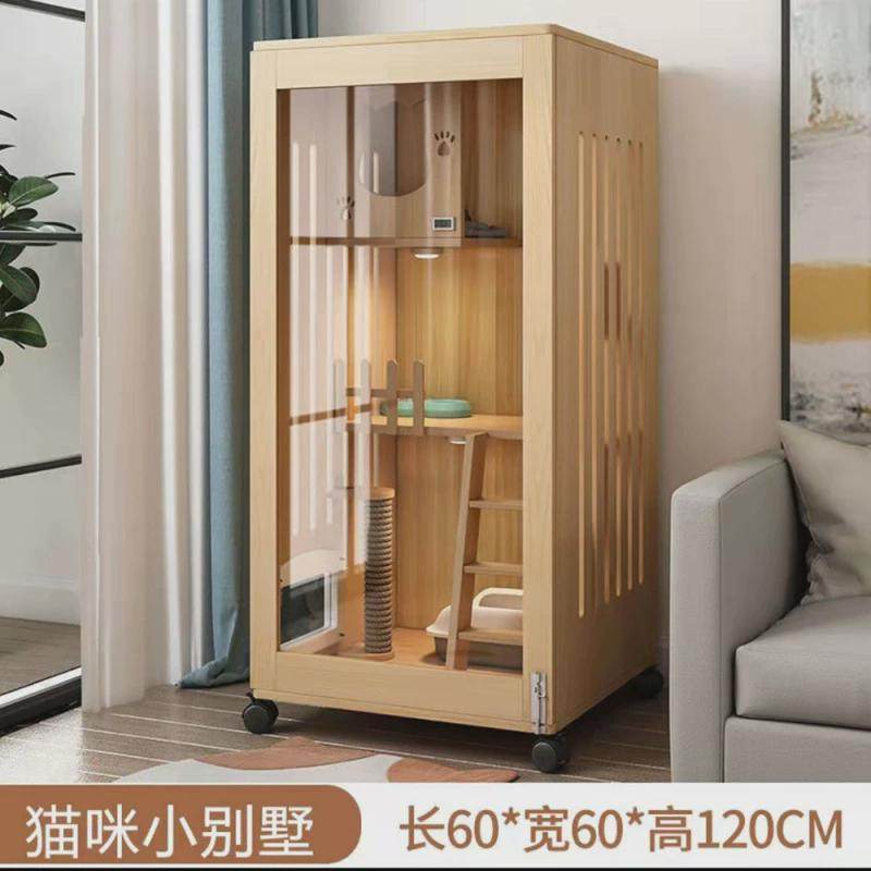 猫笼实木别墅笼子家用猫窝繁育两层猫咪繁殖展示柜木头屋厂家直销,淘宝优惠券,粉丝福利购,淘宝优惠卷