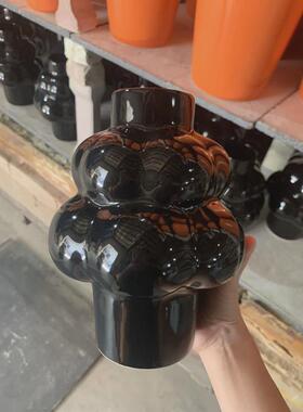 呼呼奶云朵陶瓷花瓶北欧风ins风网红北欧客厅茶几样板间装饰摆件