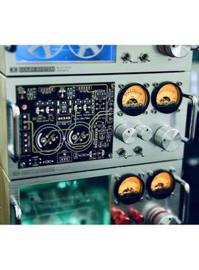 原创桌搭好物桌面摆件气氛拾音灯电平表家居怀旧磁带机功放uv表