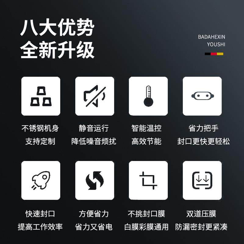 手压封口机商用小型一次性锁鲜盒快餐店熟食店外卖圆碗餐盒包装机,淘宝优惠券,粉丝福利购,淘宝优惠卷