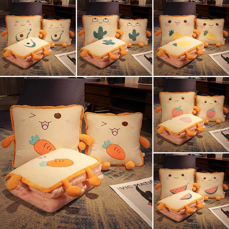 抱枕被子两用毯子二一加厚办公室折叠午睡枕头汽车靠枕车载午休,淘宝优惠券,粉丝福利购,淘宝优惠卷